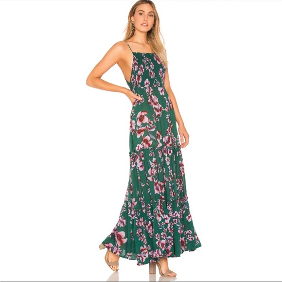Free People Garden Party Maxi Dress in Turquoise - Picture 2 of 12